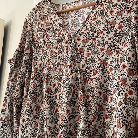 Max Studio Multicolor Floral Blouse - Picture 7 of 7